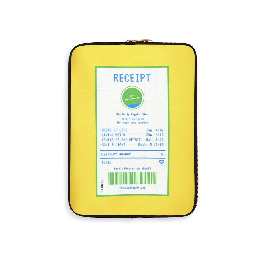 Papa Love Soap | Laptop Sleeve {LOVE SUPERMARKET} - Laptop Sleeve by The Commandment Co, The Commandment Co , Singapore Christian gifts shop