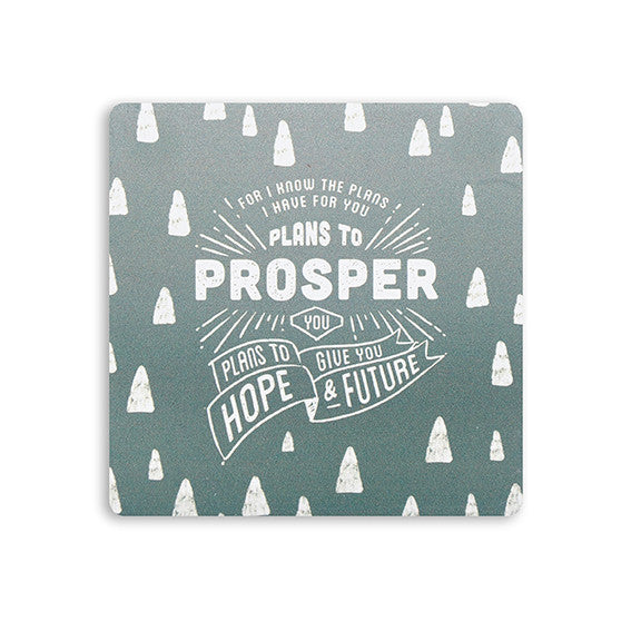 Plans To Prosper You {Coasters} - coasters by The Commandment Co, The Commandment Co , Singapore Christian gifts shop