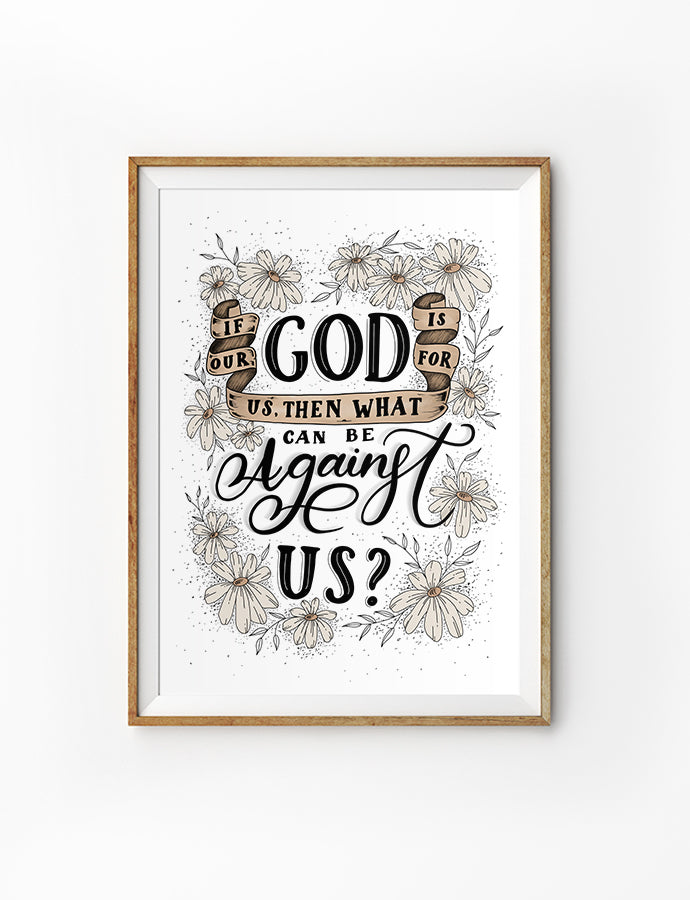 If Our God Is For Us {Poster}