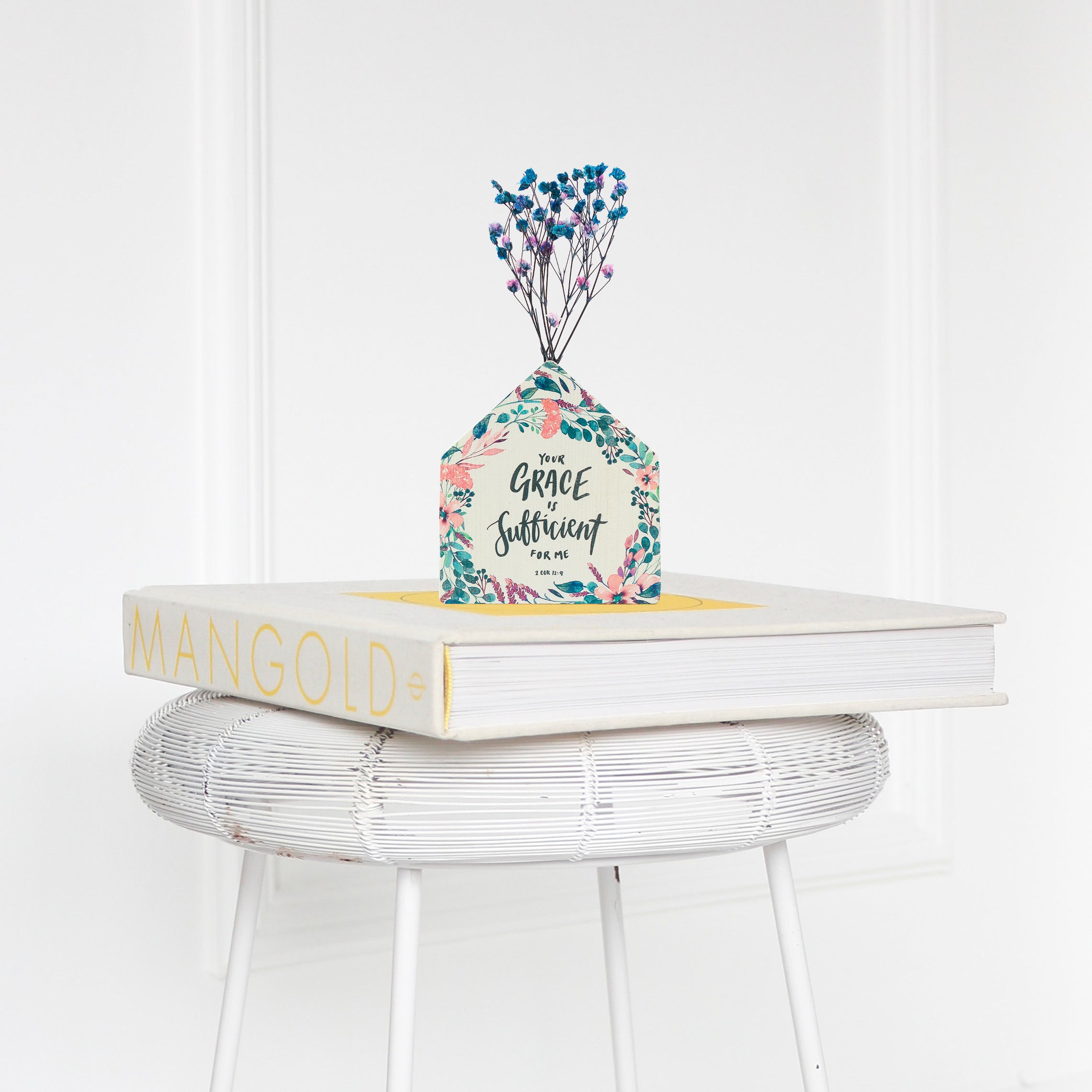 Your Grace is Sufficient For Me {Little House Vase} - by The Commandment Co, The Commandment Co , Singapore Christian gifts shop