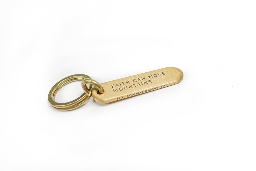 Classic Bar Brass Keychain - Keychain by The Commandment, The Commandment Co , Singapore Christian gifts shop