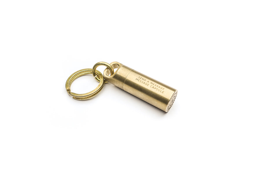 Mini Capsule Brass Keychain - Keychain by The Commandment, The Commandment Co , Singapore Christian gifts shop