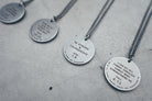Gunmetal Round Necklace - Accessories by The Commandment Co, The Commandment Co , Singapore Christian gifts shop
