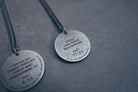 Gunmetal Round Necklace - Accessories by The Commandment Co, The Commandment Co , Singapore Christian gifts shop