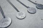 Gunmetal Round Necklace - Accessories by The Commandment Co, The Commandment Co , Singapore Christian gifts shop