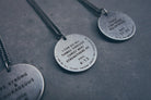 Gunmetal Round Necklace - Accessories by The Commandment Co, The Commandment Co , Singapore Christian gifts shop