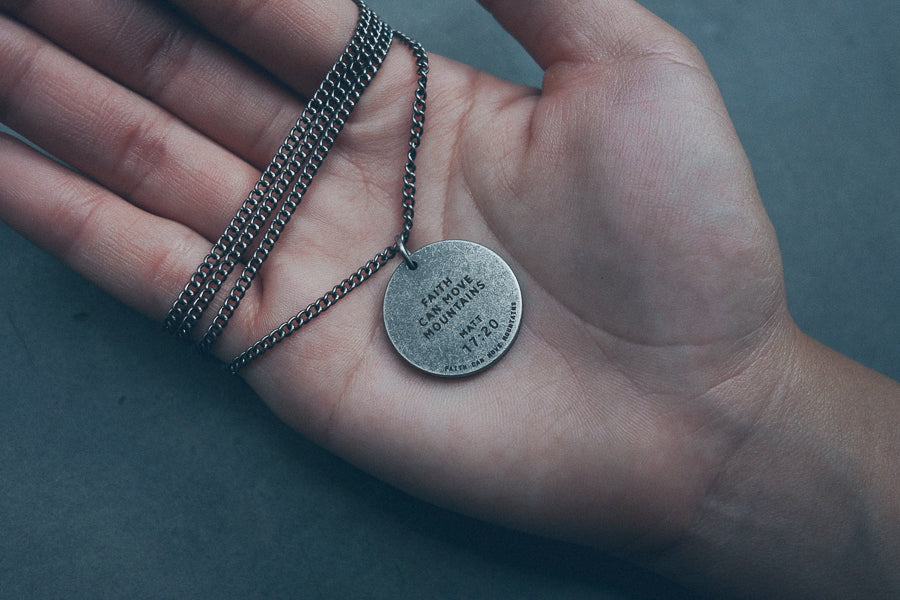 Gunmetal Round Necklace - Accessories by The Commandment Co, The Commandment Co , Singapore Christian gifts shop
