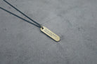 Brass Bar Necklace - Accessories by The Commandment Co, The Commandment Co , Singapore Christian gifts shop