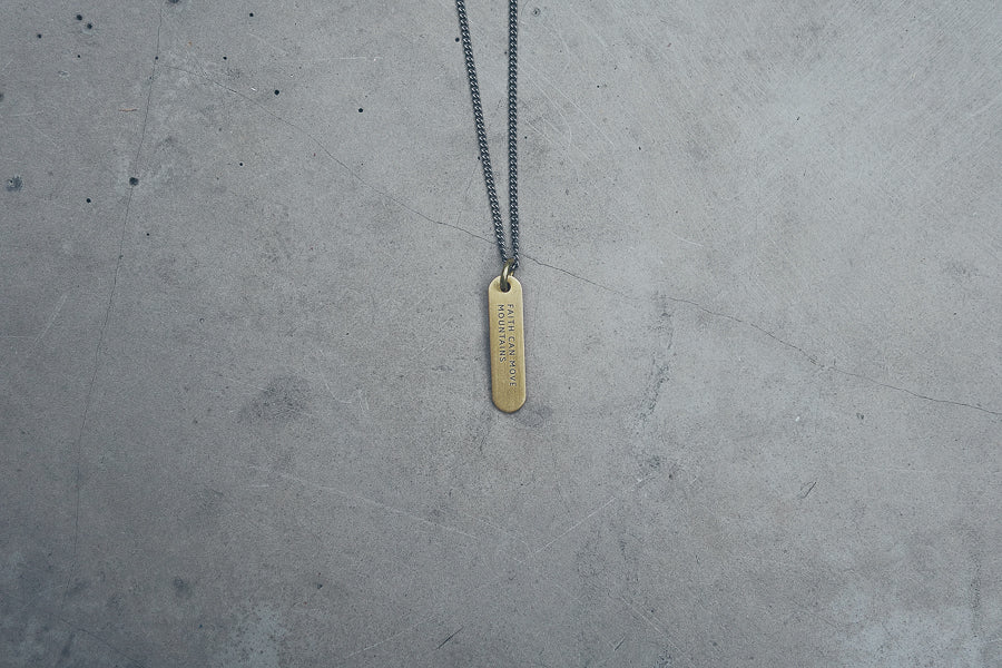 Brass Bar Necklace - Accessories by The Commandment Co, The Commandment Co , Singapore Christian gifts shop
