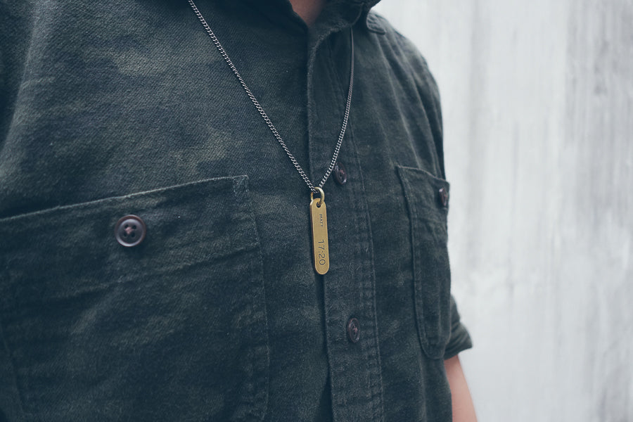 Brass Bar Necklace - Accessories by The Commandment Co, The Commandment Co , Singapore Christian gifts shop