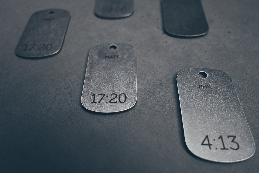 Gunmetal Dog Tag Necklace - Accessories by The Commandment Co, The Commandment Co , Singapore Christian gifts shop