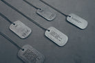 Gunmetal Dog Tag Necklace - Accessories by The Commandment Co, The Commandment Co , Singapore Christian gifts shop
