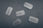 Gunmetal Dog Tag Necklace - Accessories by The Commandment Co, The Commandment Co , Singapore Christian gifts shop