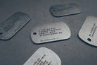 Gunmetal Dog Tag Necklace - Accessories by The Commandment Co, The Commandment Co , Singapore Christian gifts shop