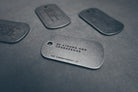 Gunmetal Dog Tag Necklace - Accessories by The Commandment Co, The Commandment Co , Singapore Christian gifts shop