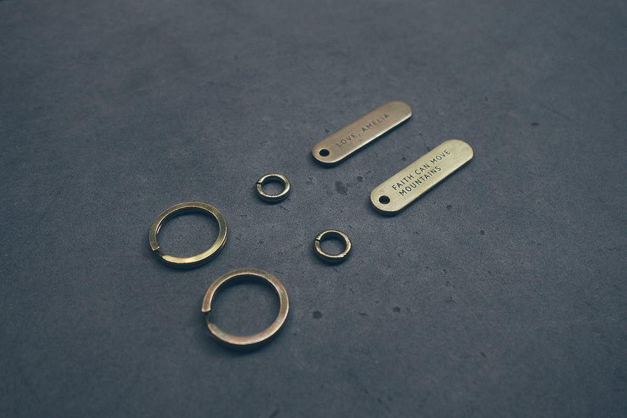 Classic Bar Brass Keychain - Keychain by The Commandment, The Commandment Co , Singapore Christian gifts shop