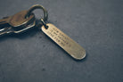 Classic Bar Brass Keychain - Keychain by The Commandment, The Commandment Co , Singapore Christian gifts shop