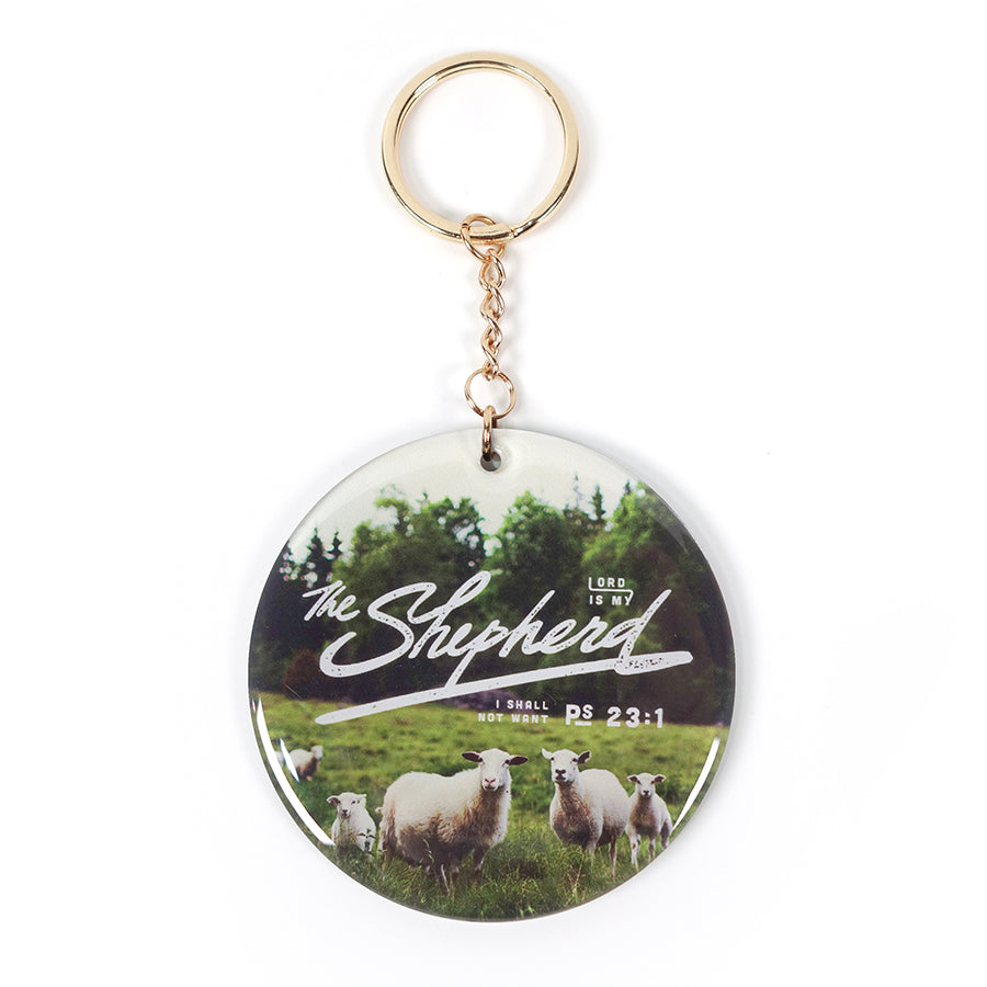 The Lord Is My Shepherd {Keychain & Car Charm} - Keychain by The Commandment, The Commandment Co , Singapore Christian gifts shop