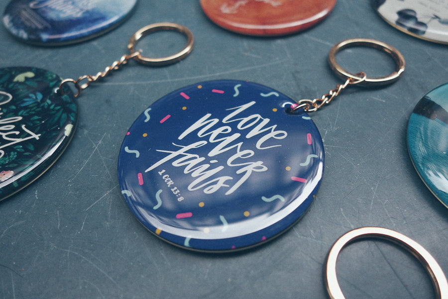 Legit! You Are Loved! {Keychain & Car Charm} - Keychain by The Commandment, The Commandment Co , Singapore Christian gifts shop