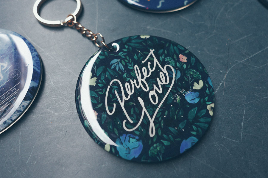 Perfect Love {Keychain & Car Charm} - Keychain by The Commandment, The Commandment Co , Singapore Christian gifts shop
