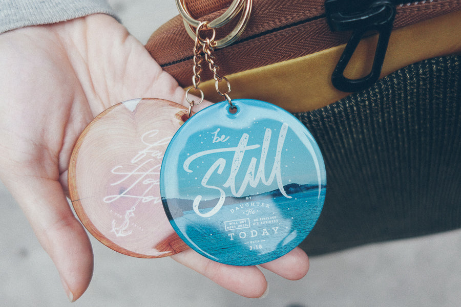 You Are Fearfully And Wonderfully Made {Keychain & Car Charm} - Keychain by The Commandment, The Commandment Co