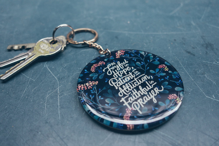 Be Still My Daughter {Keychain & Car Charm} - Keychain by The Commandment, The Commandment Co