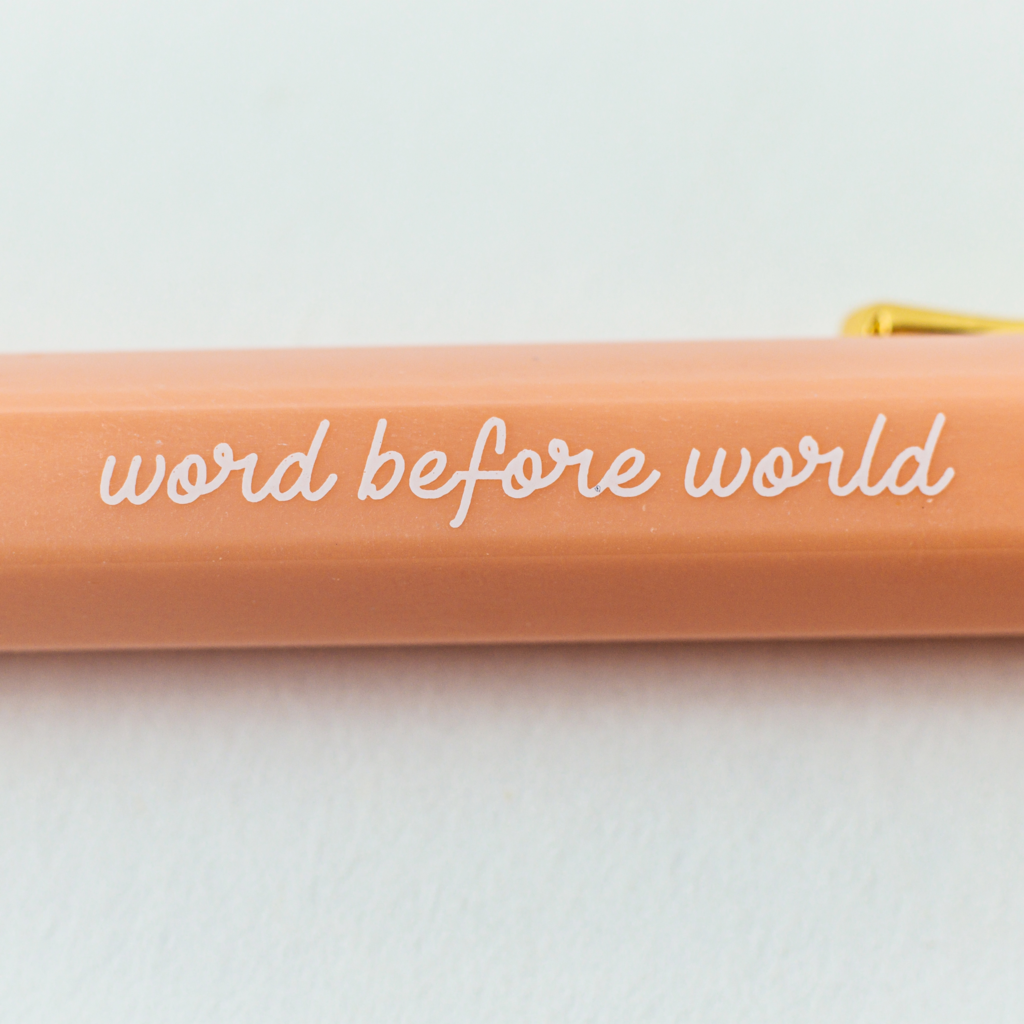 Word before World | TBA | Ballpoint Pen - Ballpoint Pen by The Brave Assembly, The Commandment Co , Singapore Christian gifts shop