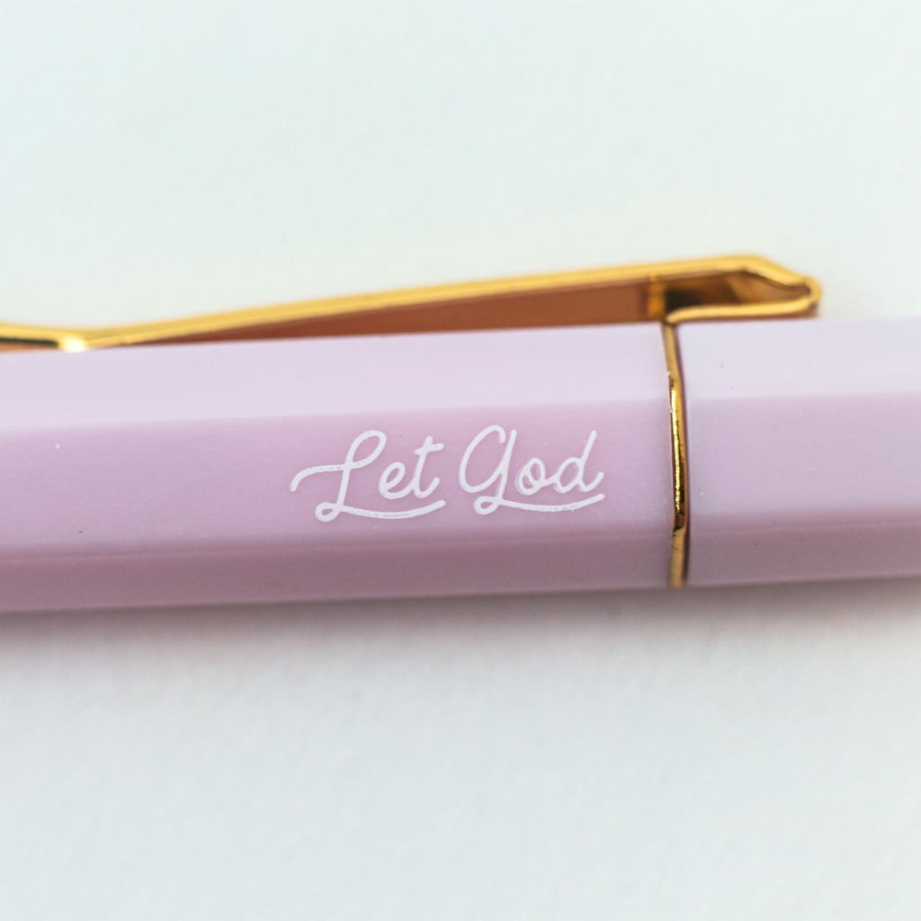 Let Go Let God | TBA | Ballpoint Pen - Ballpoint Pen by The Brave Assembly, The Commandment Co , Singapore Christian gifts shop