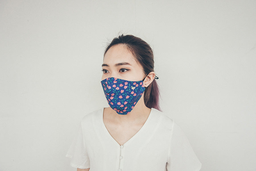 Rabbit And Duck Garden - He Will Order His Angels {Face Mask} - Face Mask by The Commandment Co, The Commandment Co , Singapore Christian gifts shop