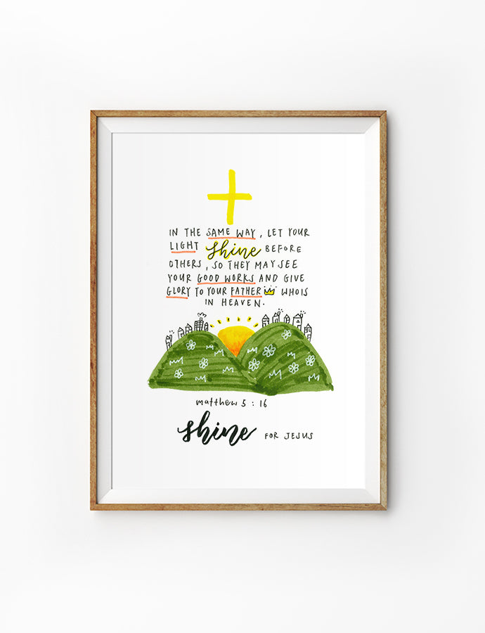 Shine For Jesus {Poster}
