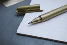 On solid ground i stand {Brass Pen} - Brass Pen by The Commandment, The Commandment Co