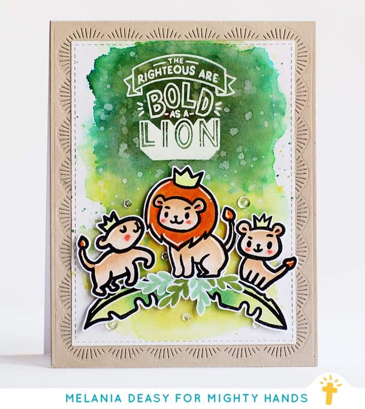 Bold as a Lion {Stamp} - Stamps by Mighty Hands, The Commandment Co