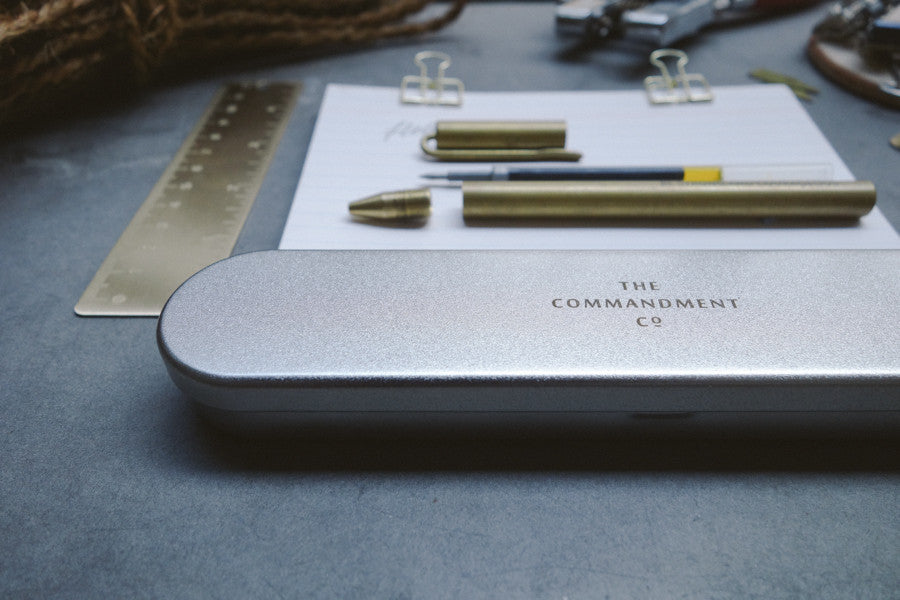 On solid ground i stand {Brass Pen} - Brass Pen by The Commandment, The Commandment Co