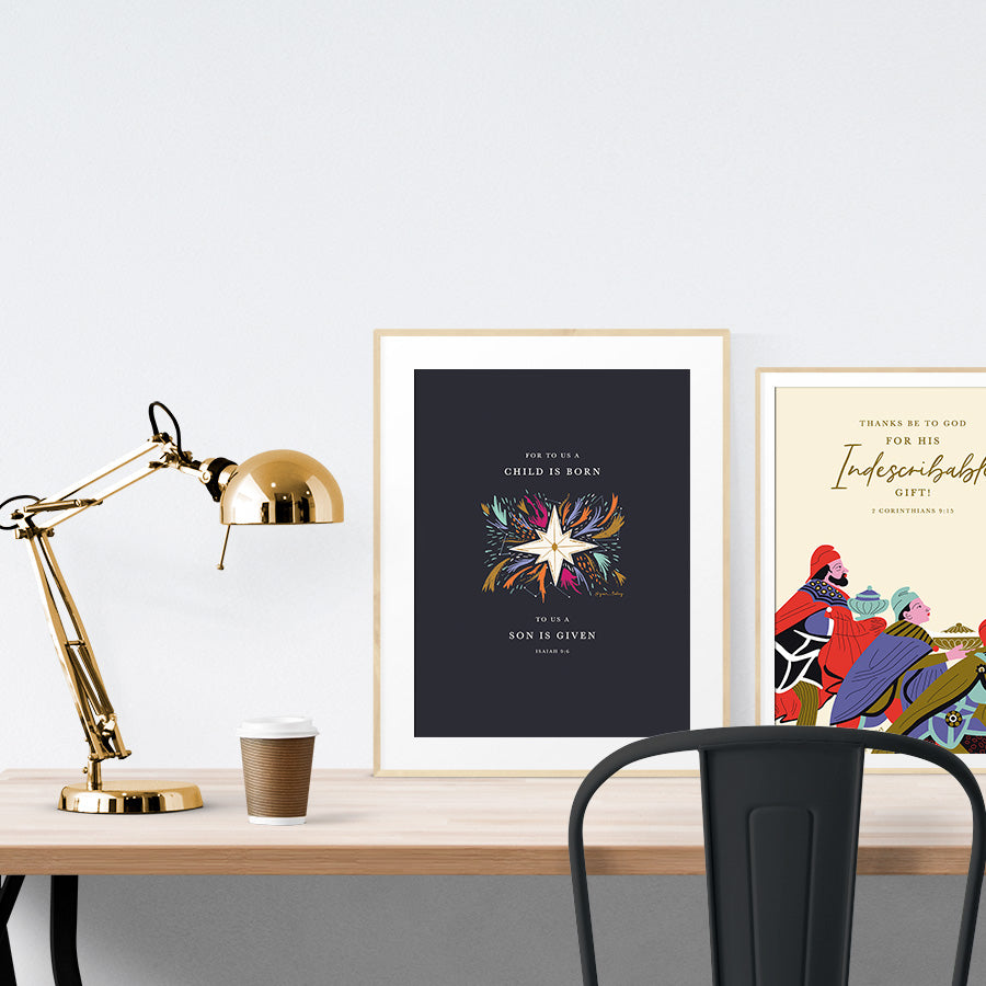 A Child is Born {Poster} - Posters by YMI, The Commandment Co