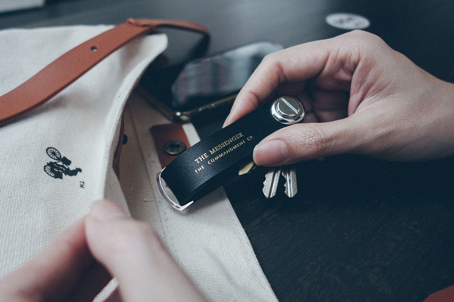 Leather Key Organizer - Keychain by The Messenger by TCCO, The Commandment Co , Singapore Christian gifts shop