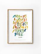 Posters featuring beautiful typography Bible verse quote. ‘You are the light of the world’ in Chinese. 200GSM paper, available in A3,A4 size. 