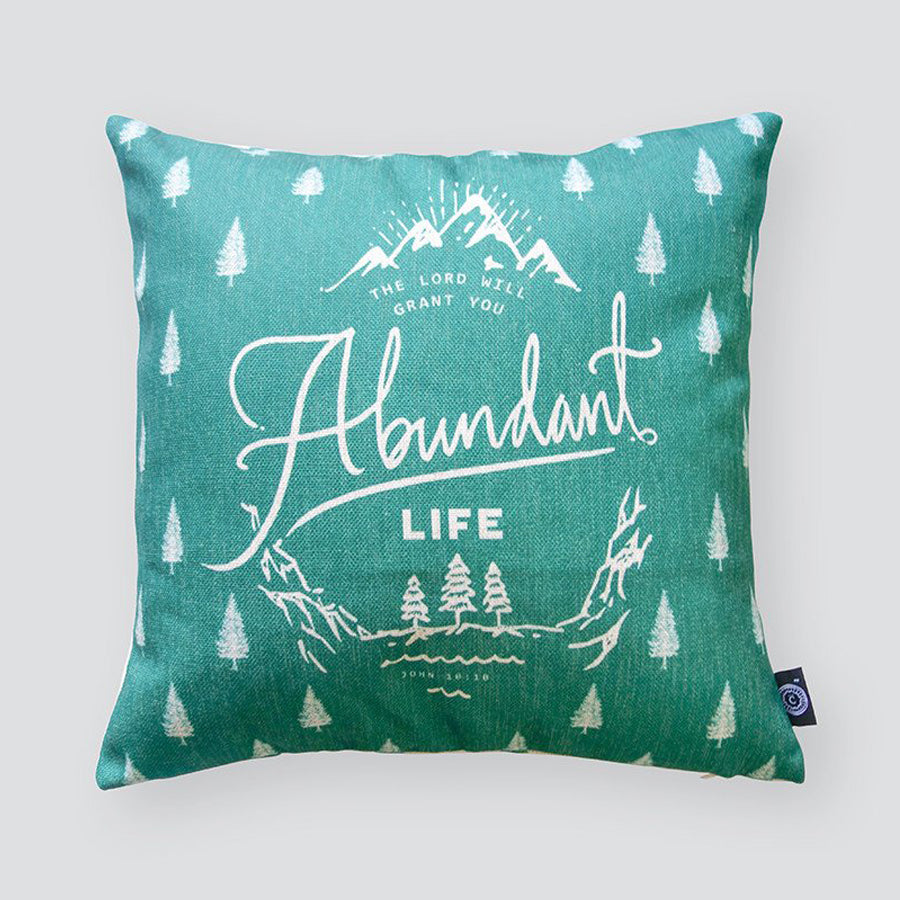 Abundant Life {Cushion Cover} - Cushion Covers by The Commandment, The Commandment Co , Singapore Christian gifts shop