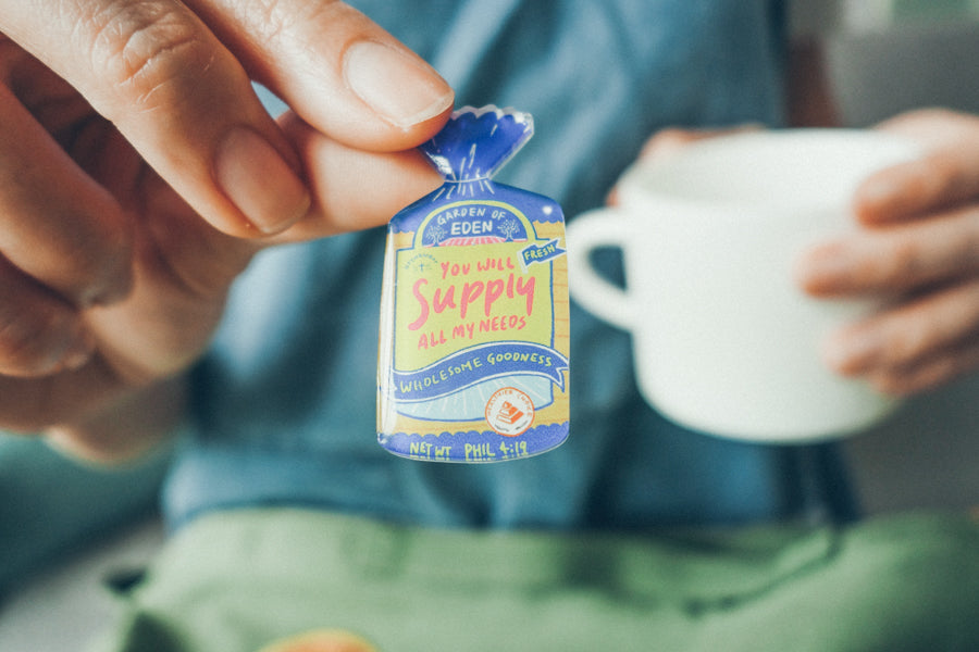 You will supply all my needs bread loaf keychain for encouragement and assurance to friends