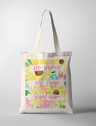 He Makes All Things Brand New {Tote Bag} - tote bag by Small Hours Shop, The Commandment Co , Singapore Christian gifts shop