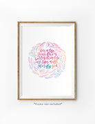 Because Your Love is Better Than Life - Portrait {Poster} - Posters by Ash Letters, The Commandment Co