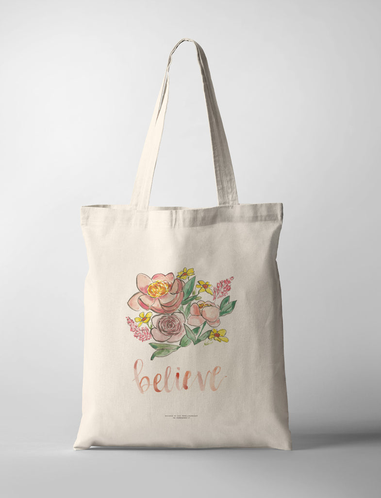 Believe {Tote Bag} - tote bag by Small Hours Shop, The Commandment Co , Singapore Christian gifts shop
