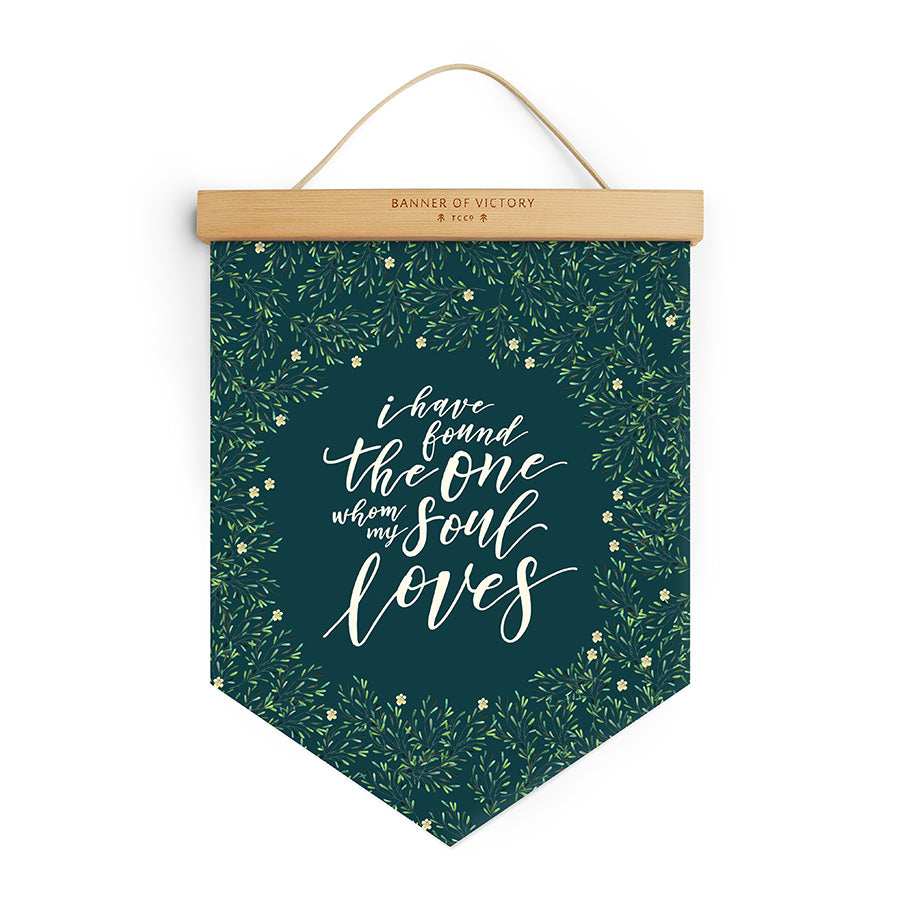 Whom My Soul Loves {Banner of Victory} - Banners by The Commandment Co, The Commandment Co , Singapore Christian gifts shop