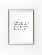 Nothing In All Creation - Portrait {Poster} - Posters by pbinthesea, The Commandment Co , Singapore Christian gifts shop