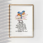 Birds {Poster} - Posters by heartstringsincolours, The Commandment Co , Singapore Christian gifts shop