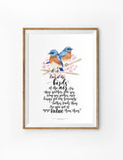 Birds {Poster} - Posters by heartstringsincolours, The Commandment Co , Singapore Christian gifts shop