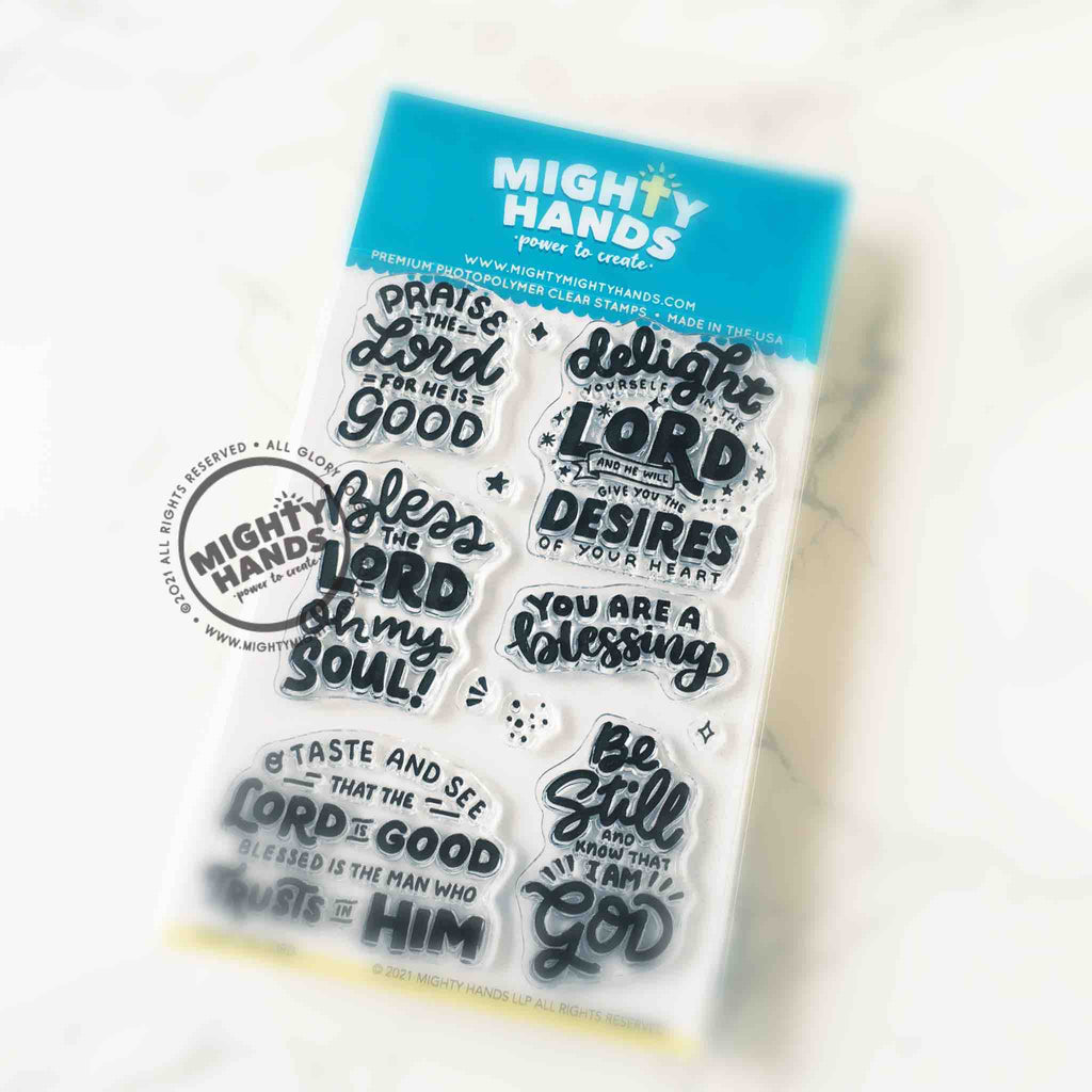 Bless The Lord {Stamp} - Stamps by Mighty Hands, The Commandment Co , Singapore Christian gifts shop