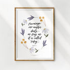 Encourage One Another Daily {Poster} - Posters by Branches and Strokes, The Commandment Co , Singapore Christian gifts shop