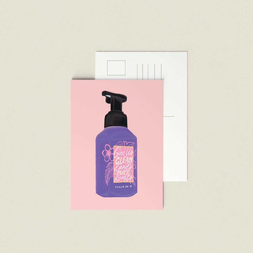 Clean Hands Pure Hearts {Card | TBA} - Cards by The Brave Assembly, The Commandment Co , Singapore Christian gifts shop
