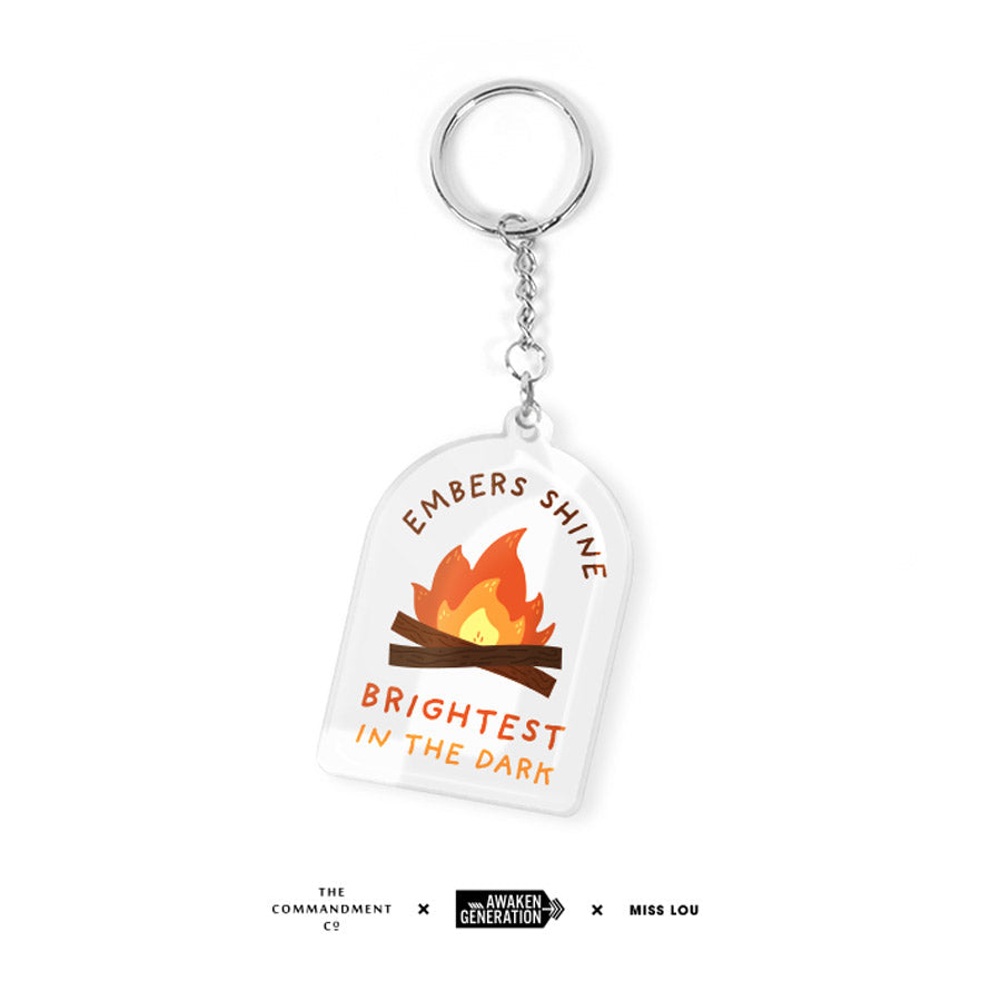 Embers Acrylic Keychain - Keychain by The Commandment, The Commandment Co , Singapore Christian gifts shop