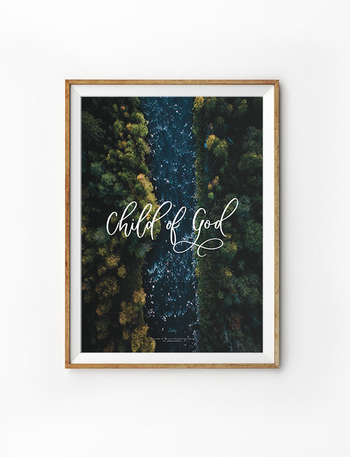 Child Of God {Poster} - Posters by House of Herondale, The Commandment Co